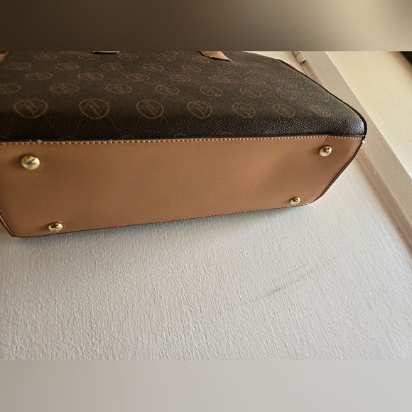 Adrienne Vittadini Studio The Signature Collection Satchel Double Handle Handbag - Picture 9 of 16